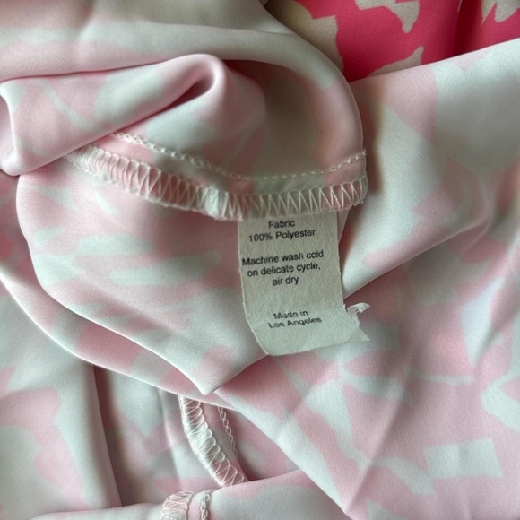 NWOT RESA Revolve Lily Pink White Animal Print Midi Dress Small - Picture 7 of 8